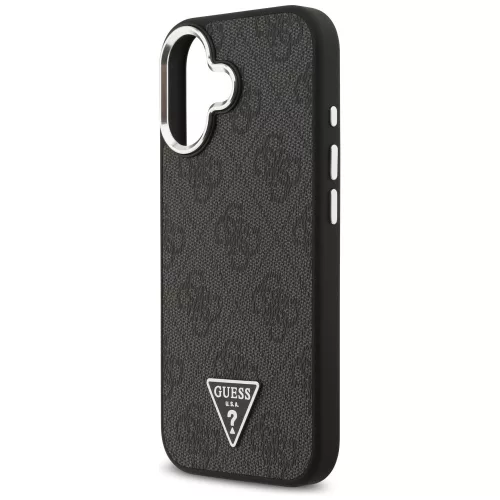 Guess - Keménytok 4G Háromszög Logó MagSafe (GUHMP17SP4TSRCMK) - iPhone 17 - Fekete