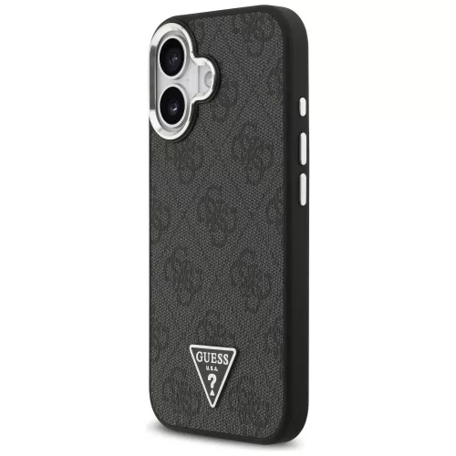 Guess - Keménytok 4G Háromszög Logó MagSafe (GUHMP17SP4TSRCMK) - iPhone 17 - Fekete