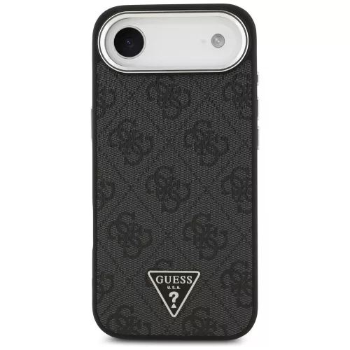 Guess - Keménytok 4G Háromszög Logó MagSafe (GUHMP17MP4TSRCMK) - iPhone 17 Air - Fekete