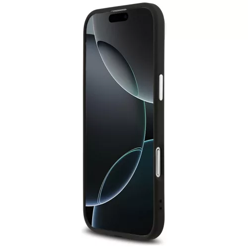 Guess - Keménytok 4G Háromszög Logó MagSafe (GUHMP17MP4TSRCMK) - iPhone 17 Air - Fekete