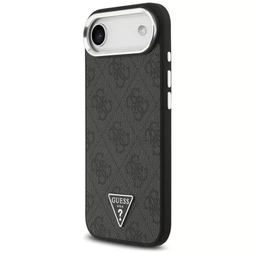 Guess - Keménytok 4G Háromszög Logó MagSafe (GUHMP17MP4TSRCMK) - iPhone 17 Air - Fekete
