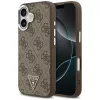 Guess - Keménytok 4G Háromszög Logó MagSafe (GUHMP17SP4TSRCMW) - iPhone 17 - Barna
