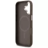 Guess - Keménytok 4G Háromszög Logó MagSafe (GUHMP17SP4TSRCMW) - iPhone 17 - Barna
