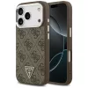 Guess - Keménytok 4G Háromszög Logó MagSafe (GUHMP17LP4TSRCMW) - iPhone 17 Pro - Barna