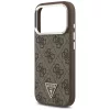 Guess - Keménytok 4G Háromszög Logó MagSafe (GUHMP17LP4TSRCMW) - iPhone 17 Pro - Barna
