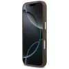 Guess - Keménytok 4G Háromszög Logó MagSafe (GUHMP17LP4TSRCMW) - iPhone 17 Pro - Barna