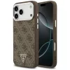 Guess - Keménytok 4G Háromszög Logó MagSafe (GUHMP17XP4TSRCMW) - iPhone 17 Pro Max - Barna