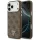 Guess - Keménytok 4G Háromszög Logó MagSafe (GUHMP17XP4TSRCMW) - iPhone 17 Pro Max - Barna