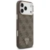 Guess - Keménytok 4G Háromszög Logó MagSafe (GUHMP17XP4TSRCMW) - iPhone 17 Pro Max - Barna