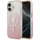 Guess - IML Átmenetes Háromszög Logó MagSafe (GUHMP17SHGTMLCGP) - iPhone 17 - Rózsaszín