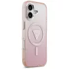 Guess - IML Átmenetes Háromszög Logó MagSafe (GUHMP17SHGTMLCGP) - iPhone 17 - Rózsaszín