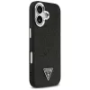Guess - Csillámos Háromszög Logó MagSafe (GUHMP17SPFGTSCMK) - iPhone 17 - Fekete
