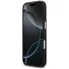 Guess - Csillámos Háromszög Logó MagSafe (GUHMP17SPFGTSCMK) - iPhone 17 - Fekete