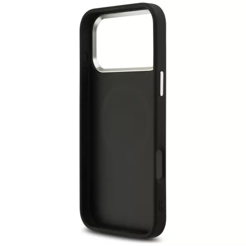Guess - Csillámos Háromszög Logó MagSafe (GUHMP17XPFGTSCMK) - iPhone 17 Pro Max - Fekete