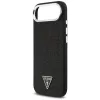 Guess - Csillámos Háromszög Logó MagSafe (GUHMP17MPFGTSCMK) - iPhone 17 Air - Fekete
