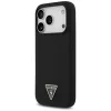Guess - Silicone Triangle Logo MagSafe (GUHMP17LSCTRLMK) - iPhone 17 Pro - Black