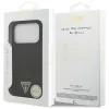 Guess - Silicone Triangle Logo MagSafe (GUHMP17XSCTRLMK) - iPhone 17 Pro Max - Black