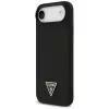 Guess - Silicone Triangle Logo MagSafe (GUHMP17MSCTRLMK) - iPhone 17 Air - Black