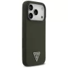 Guess - Szilikon Háromszög Logó MagSafe (GUHMP17LSCTRLMA) - iPhone 17 Pro - Khaki