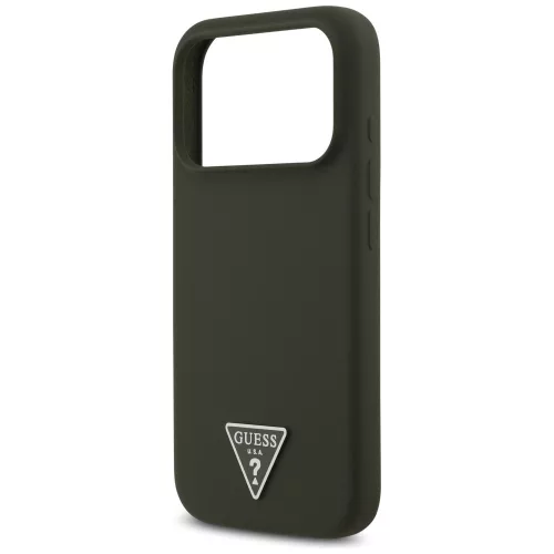 Guess - Szilikon Háromszög Logó MagSafe (GUHMP17LSCTRLMA) - iPhone 17 Pro - Khaki