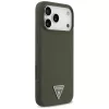 Guess - Szilikon Háromszög Logó MagSafe (GUHMP17XSCTRLMA) - iPhone 17 Pro Max - Khaki