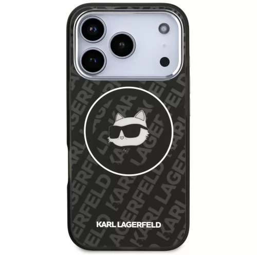 Karl Lagerfeld - IML MagSafe (KLHMP17LHMKBCHOK) - iPhone 17 Pro - Black Choupette's Head