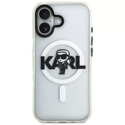 Karl Lagerfeld - IML MagSafe Sketch Logo (KLHMP17SHGKIGKBT) - iPhone 17 - Transparent Karl