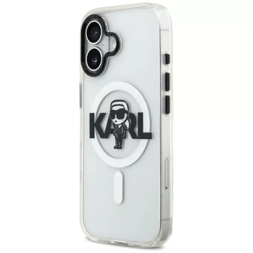 Karl Lagerfeld - IML MagSafe Sketch Logo (KLHMP17SHGKIGKBT) - iPhone 17 - Transparent Karl