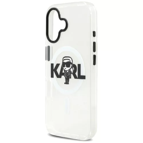 Karl Lagerfeld - IML MagSafe Sketch Logo (KLHMP17SHGKIGKBT) - iPhone 17 - Transparent Karl