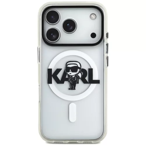 Karl Lagerfeld - IML MagSafe Sketch Logo (KLHMP17LHGKIGKBT) - iPhone 17 Pro - Transparent Karl