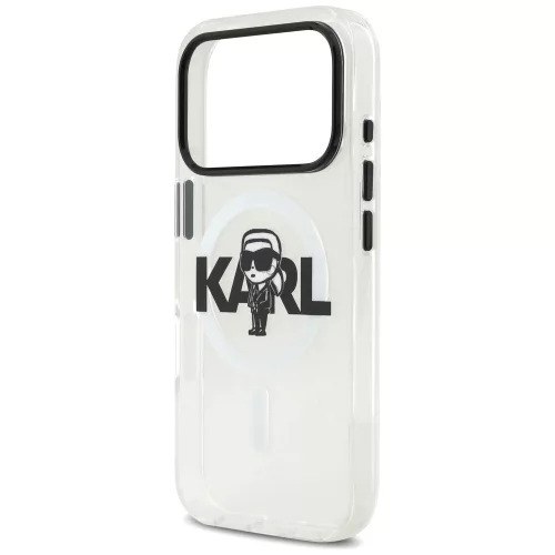 Karl Lagerfeld - IML MagSafe Sketch Logo (KLHMP17LHGKIGKBT) - iPhone 17 Pro - Transparent Karl