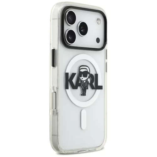 Karl Lagerfeld - IML MagSafe Sketch Logo (KLHMP17LHGKIGKBT) - iPhone 17 Pro - Transparent Karl