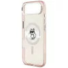 Karl Lagerfeld - IML MagSafe Sketch Logo (KLHMP17MHGCHGKBP) - iPhone 17 Air - Pink Choupette