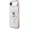 Karl Lagerfeld - IML MagSafe Sketch Logo (KLHMP17MHGCHGKBP) - iPhone 17 Air - Pink Choupette