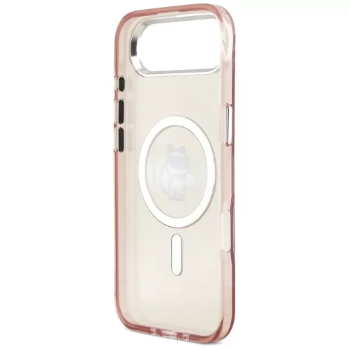 Karl Lagerfeld - IML MagSafe Sketch Logo (KLHMP17MHGCHGKBP) - iPhone 17 Air - Pink Choupette