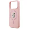 Karl Lagerfeld - Silicone Ring MagSafe (KLHMP17LSCMKCRHP) - iPhone 17 Pro - Pink Karl&Choupette