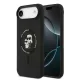 Karl Lagerfeld - Silicone Ring MagSafe (KLHMP17MSCMKCRHK) - iPhone 17 Air - Black Karl&Choupette