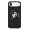 Karl Lagerfeld - Silicone Ring MagSafe (KLHMP17MSCMKCRHK) - iPhone 17 Air - Black Karl&Choupette