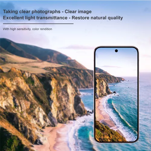 Techsuit - Full Camera Glass - Google Pixel 10 Pro - Black