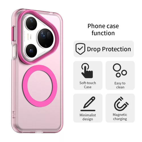 Techsuit - CandyCase MagSafe tok - Huawei Pura 80 Ultra - Rózsaszín