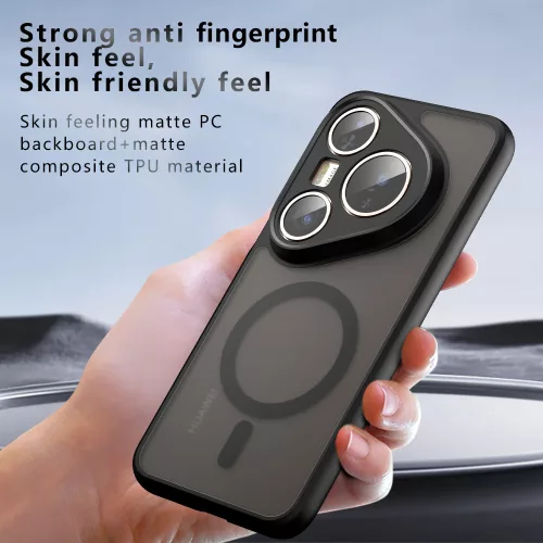 Techsuit - PureFrost MagSafe Ütésálló tok - Huawei Pura 80 Pro - Matt fekete