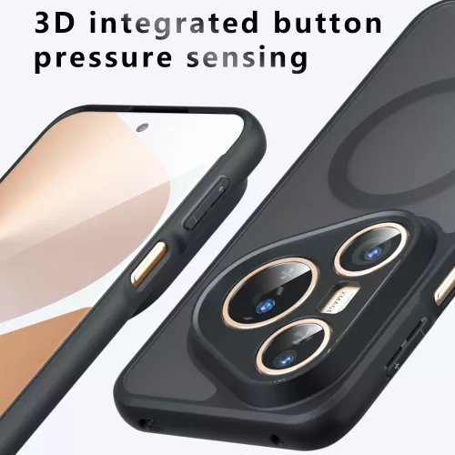 Techsuit - PureFrost MagSafe Ütésálló tok - Huawei Pura 80 Pro - Matt fekete
