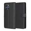 Techsuit - Leather Folio - Motorola Moto G86 Power - Black