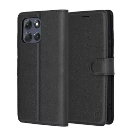 Techsuit - Leather Folio - Motorola Moto G86 Power - Black