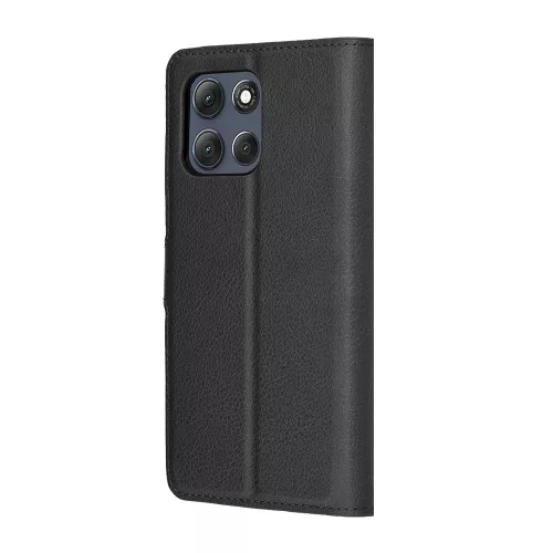 Techsuit - Leather Folio - Motorola Moto G86 Power - Black