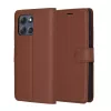 Techsuit - Leather Folio - Motorola Moto G86 Power - Brown