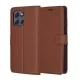 Techsuit - Leather Folio - Motorola Moto G86 Power - Brown