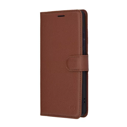 Techsuit - Leather Folio - Motorola Moto G86 Power - Brown