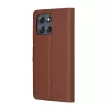 Techsuit - Leather Folio - Motorola Moto G86 Power - Brown
