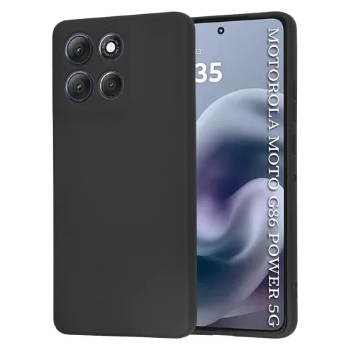 Techsuit - SoftFlex szilikon tok - Motorola Moto G86 Power - Fekete
